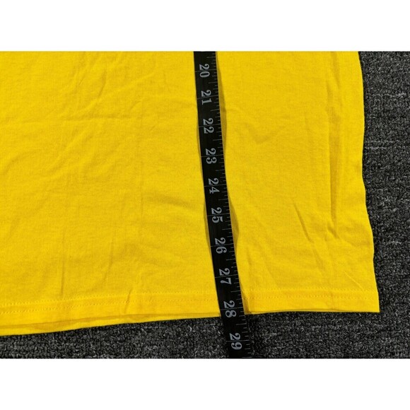 Columbia PFG shirt Print Mens Small Yellow T-Shirt Crewneck Marlin Sword Fish - Picture 5 of 9